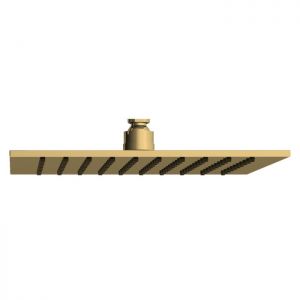 Abacus Brushed Brass 250mm Square Shower Head
