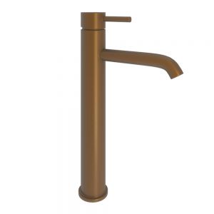 Abacus Iso Brushed Bronze Tall Basin Mixer Tap