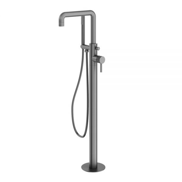 Abacus Iso Pro Anthracite Floor Standing Bath Shower Mixer Tap