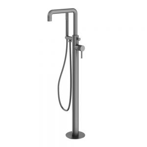 Abacus Iso Pro Anthracite Floor Standing Bath Shower Mixer Tap