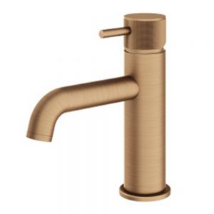 Abacus Iso Pro Brushed Bronze Mono Basin Mixer Tap