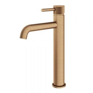Abacus Iso Pro Brushed Bronze Tall Basin Mixer Tap