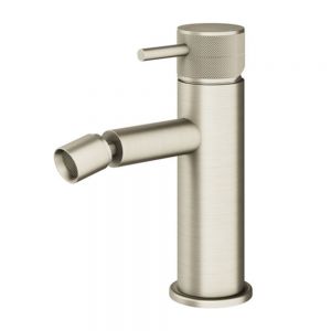 Abacus Iso Pro Brushed Nickel Mono Bidet Mixer Tap