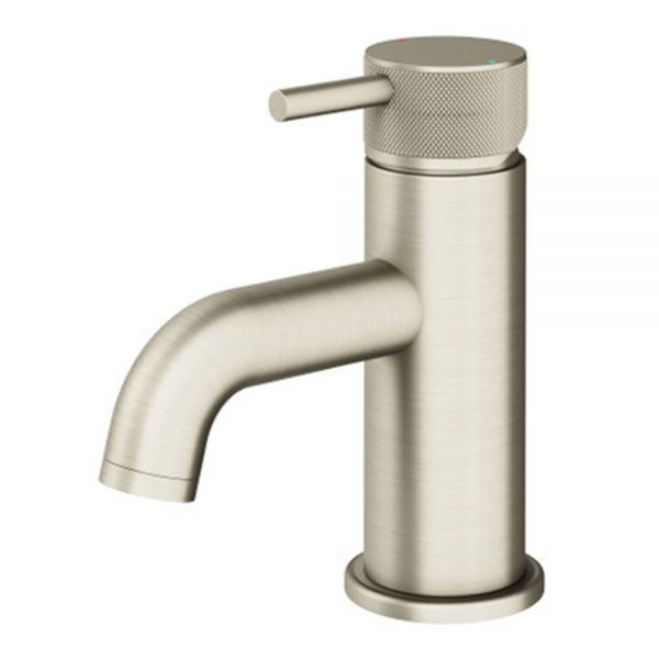 Abacus Iso Pro Brushed Nickel Mini Basin Mixer Tap