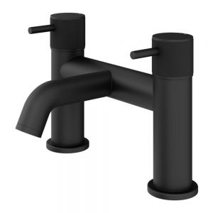 Abacus Iso Pro Matt Black Bath Filler Tap