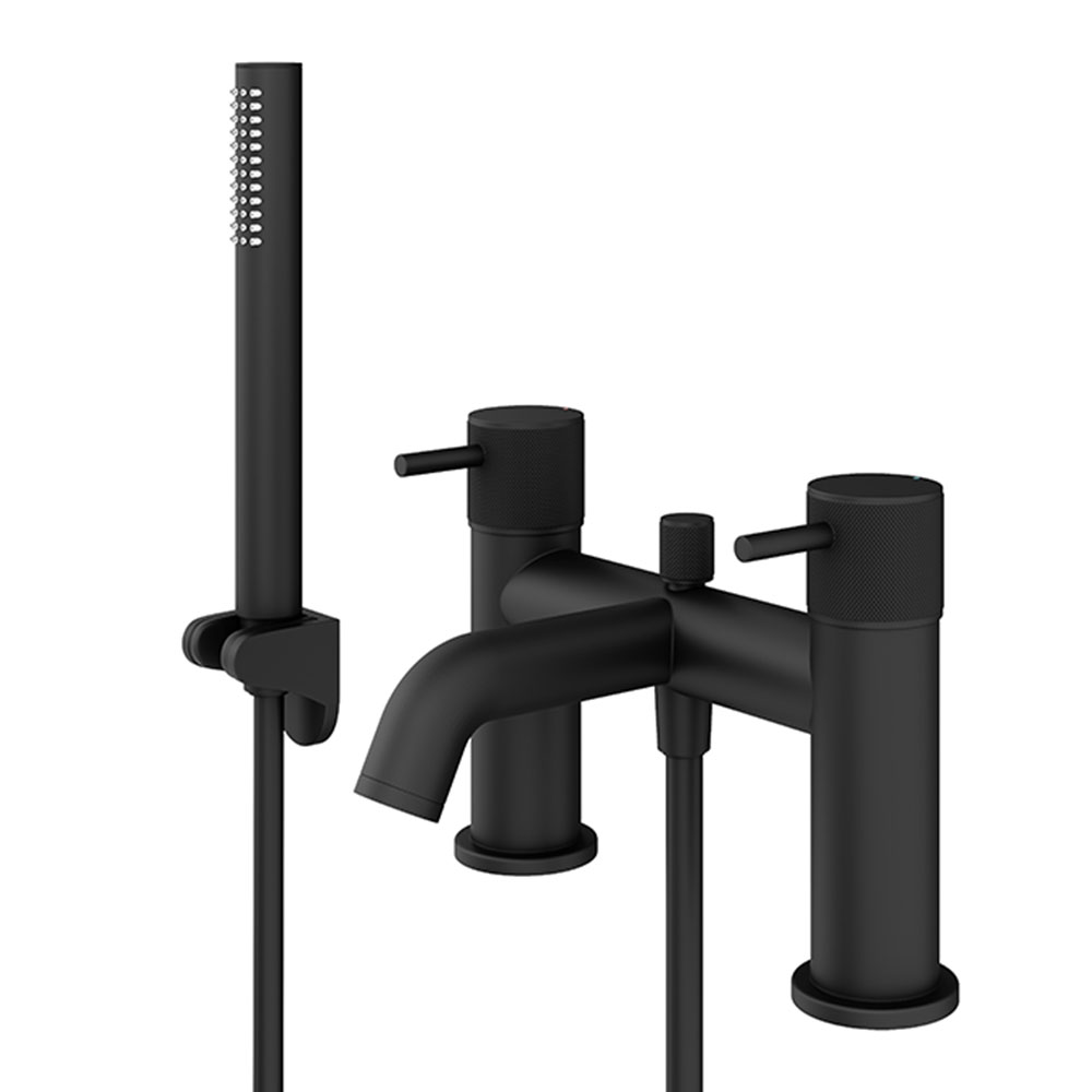 Abacus Iso Pro Bath Shower Mixer Tap - Matt Black - TBTS-445-3204 at ...
