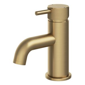 Abacus Iso Pro Brushed Brass Mini Basin Mixer Tap