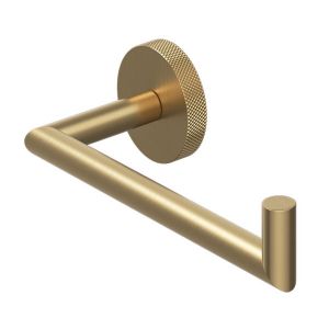 Abacus Iso Pro Brushed Brass Wall Mounted Open Toilet Roll Holder