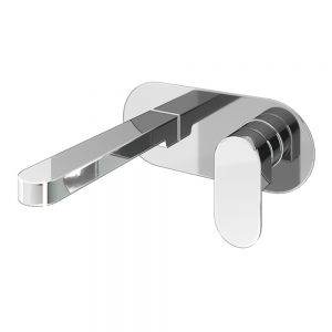 Abacus Ki Chrome Wall Mounted Basin Mixer Tap