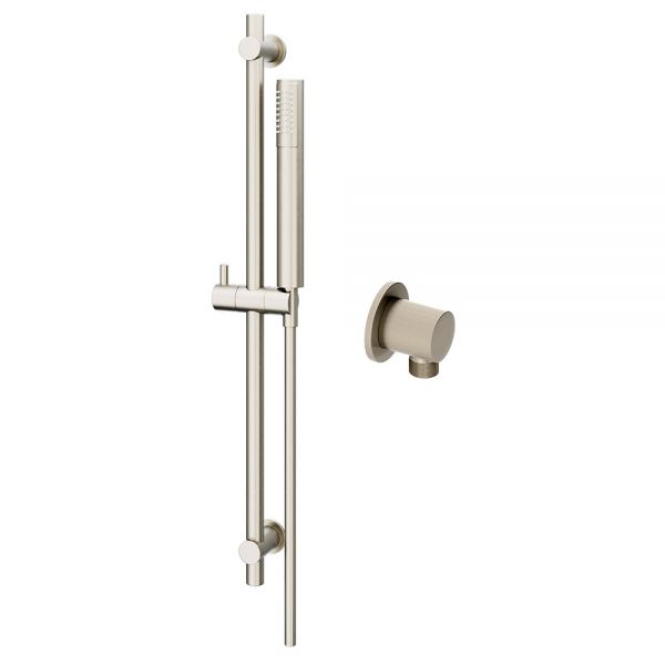 Abacus Round Brushed Nickel Riser Rail Kit