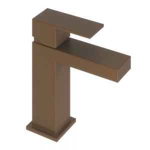 Abacus Plan Brushed Bronze Mono Basin Mixer Tap