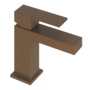 Abacus Plan Brushed Bronze Mini Basin Mixer Tap