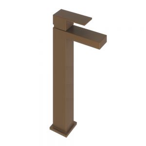 Abacus Plan Brushed Bronze Tall Basin Mixer Tap