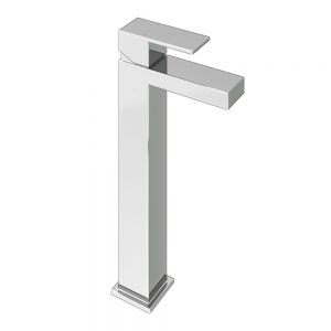 Abacus Plan Chrome Tall Basin Mixer Tap