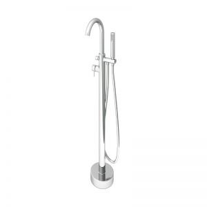 Abacus Iso Chrome Floor Standing Bath Shower Mixer Tap