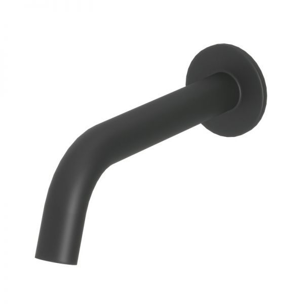 Abacus Iso Matt Black Wall Mounted Bath Spout