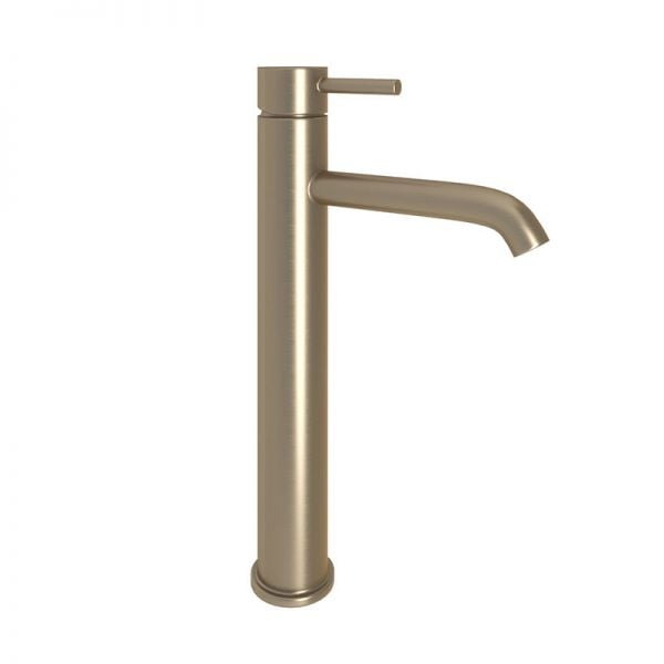 Abacus Iso Brushed Nickel Tall Mono Basin Mixer Tap