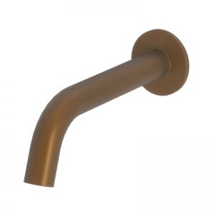 Abacus Iso Brushed Bronze Wall Mounted Bath Spout