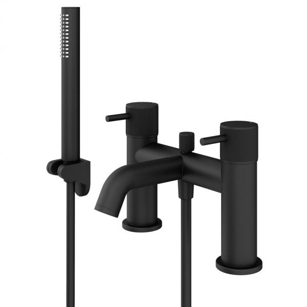 Abacus Iso Pro Matt Black Bath Shower Mixer Tap TBTS4453204