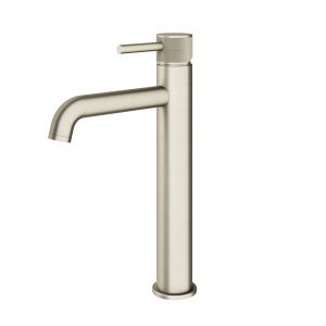 Abacus Iso Pro Brushed Nickel Tall Mono Basin Mixer Tap