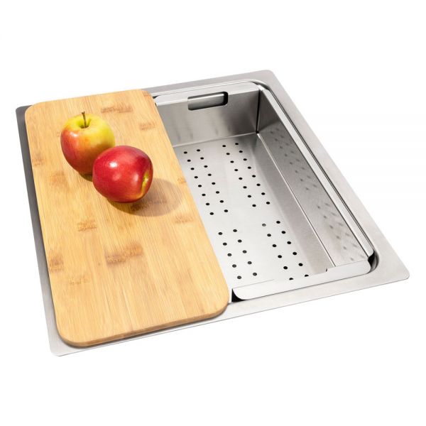 Abode System Sync Single Bowl Stainless Steel Kitchen Sink #4