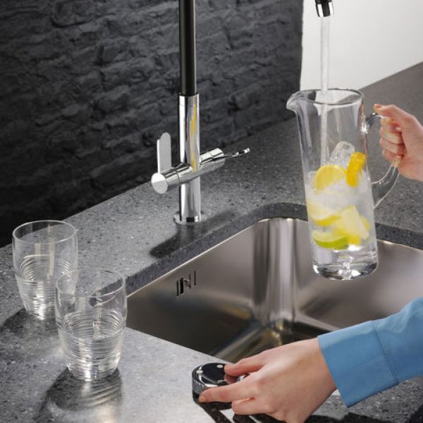 Abode Swich Chrome Filtered Water Diverter Valve with Classic Filter #2