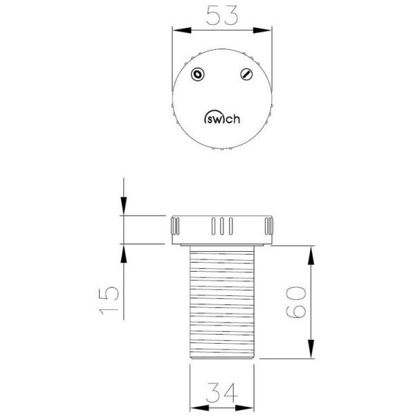 Abode Swich Brushed Nickel Filtered Water Diverter Valve with Classic Filter #2