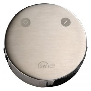 Abode Swich Brushed Nickel Filtered Water Diverter Valve with Classic Filter
