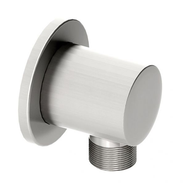 Abacus Chrome Round Shower Wall Outlet Elbow