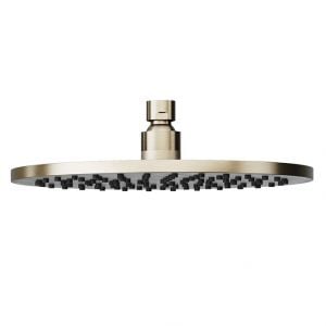 Abacus Brushed Nickel 250mm Round Shower Head