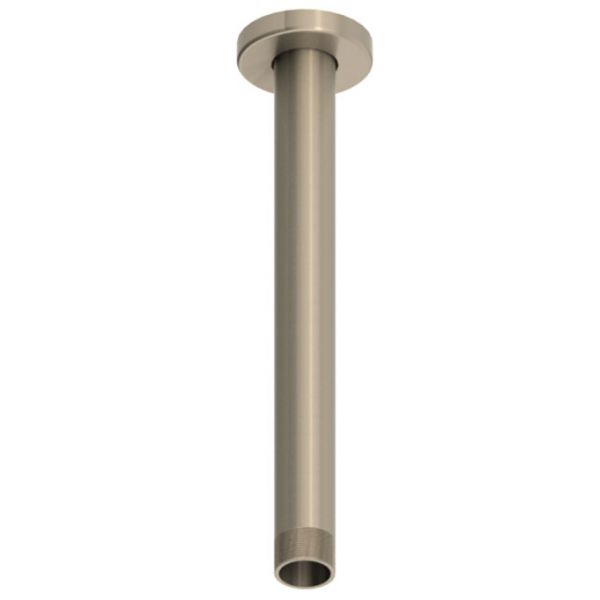 Abacus Brushed Nickel 250mm Round Ceiling Mounted Shower Arm