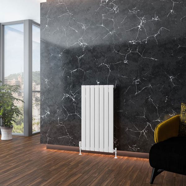 Eastbrook Addington Type 10 1000 x 514 Gloss White Aluminium Designer Radiator #2