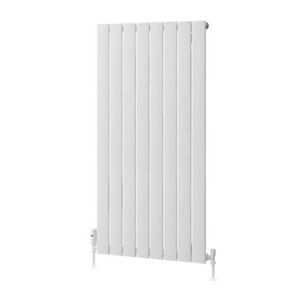 Eastbrook Addington Type 10 1200 x 588 Gloss White Aluminium Designer Radiator