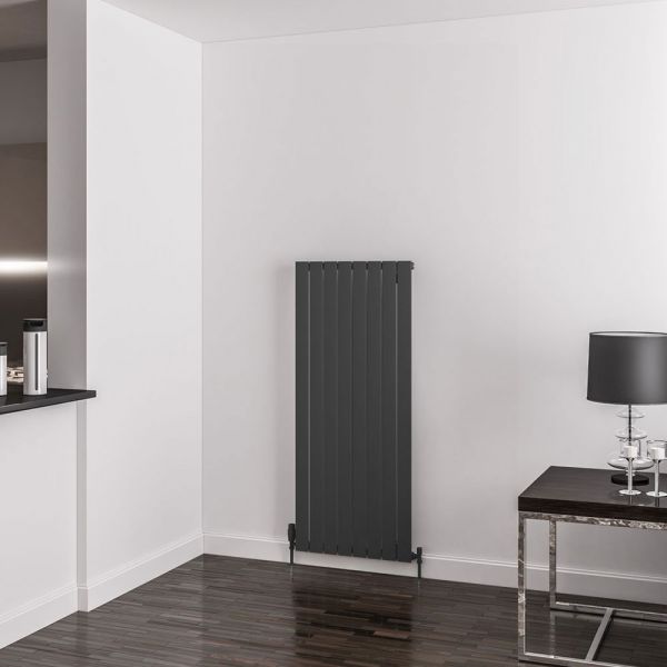 Eastbrook Addington Type 10 1400 x 588 Matt Anthracite Aluminium Designer Radiator #2