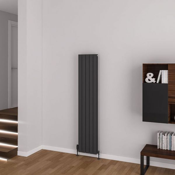 Eastbrook Addington Type 20 1800 x 366 Matt Anthracite Aluminium Designer Radiator #2