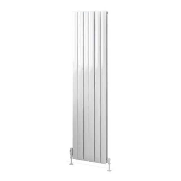 Eastbrook Addington Type 20 1800 x 440 Gloss White Aluminium Designer Radiator