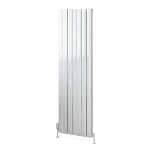 Eastbrook Addington Type 20 1800 x 514 Gloss White Aluminium Designer Radiator