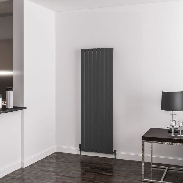 Eastbrook Addington Type 10 1800 x 588 Matt Anthracite Aluminium Designer Radiator #2