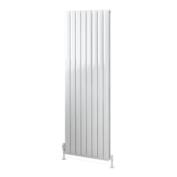 Eastbrook Addington Type 20 1800 x 588 Gloss White Aluminium Designer Radiator