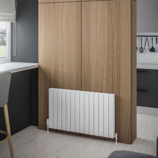 Eastbrook Addington Type 20 600 x 1032 Gloss White Aluminium Designer Radiator #2