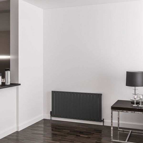Eastbrook Addington Type 10 600 x 1180 Matt Anthracite Aluminium Designer Radiator #2