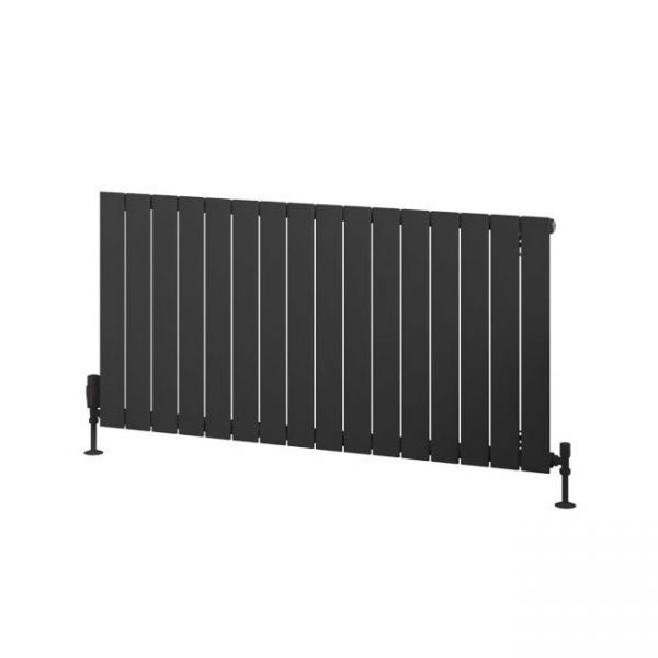 Eastbrook Addington Type 10 600 x 1180 Matt Anthracite Aluminium Designer Radiator