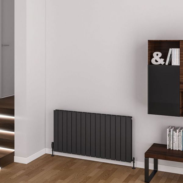 Eastbrook Addington Type 20 600 x 1180 Matt Anthracite Aluminium Designer Radiator #2