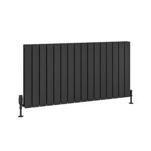 Eastbrook Addington Type 20 600 x 1180 Matt Anthracite Aluminium Designer Radiator
