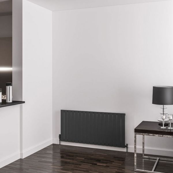Eastbrook Addington Type 10 600 x 1254 Matt Anthracite Aluminium Designer Radiator #2