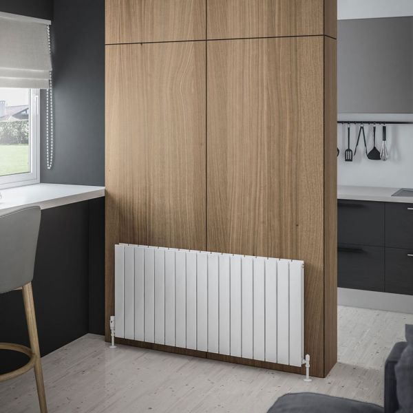 Eastbrook Addington Type 20 600 x 1254 Gloss White Aluminium Designer Radiator #2