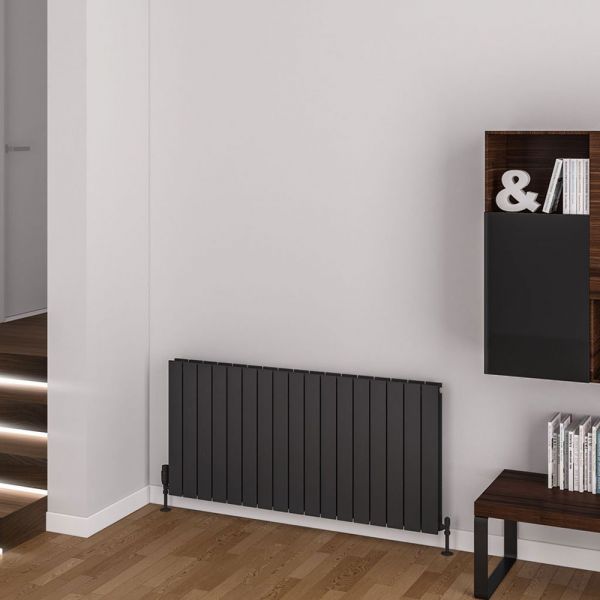 Eastbrook Addington Type 20 600 x 1254 Matt Anthracite Aluminium Designer Radiator #2