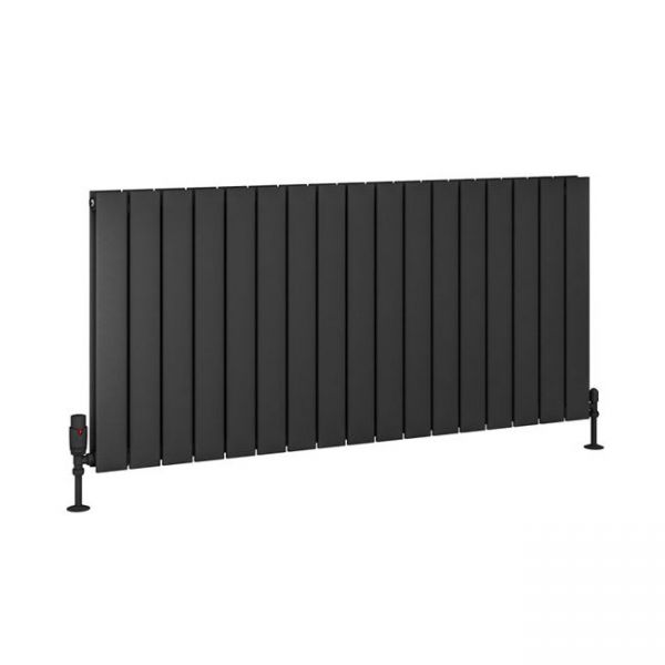 Eastbrook Addington Type 20 600 x 1254 Matt Anthracite Aluminium Designer Radiator