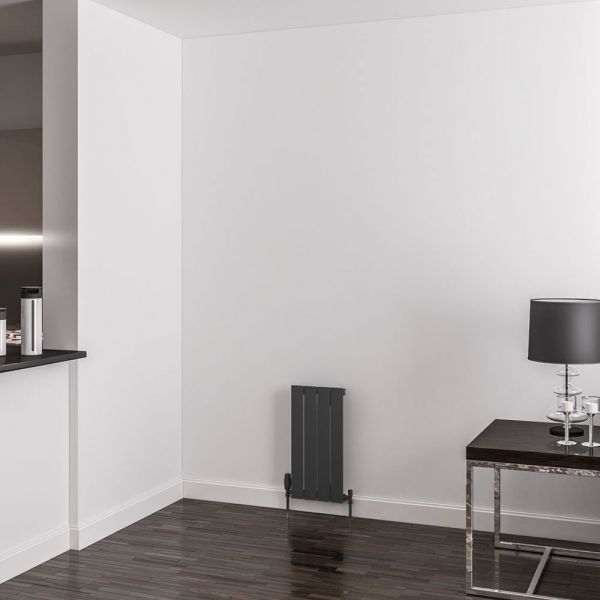 Eastbrook Addington Type 10 600 x 292 Matt Anthracite Aluminium Designer Radiator #2