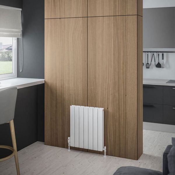 Eastbrook Addington Type 20 600 x 514 Gloss White Aluminium Designer Radiator #2